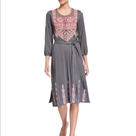 JWLA Sabriya Weekend Dress Gray Pink Small - Picture 4 of 9